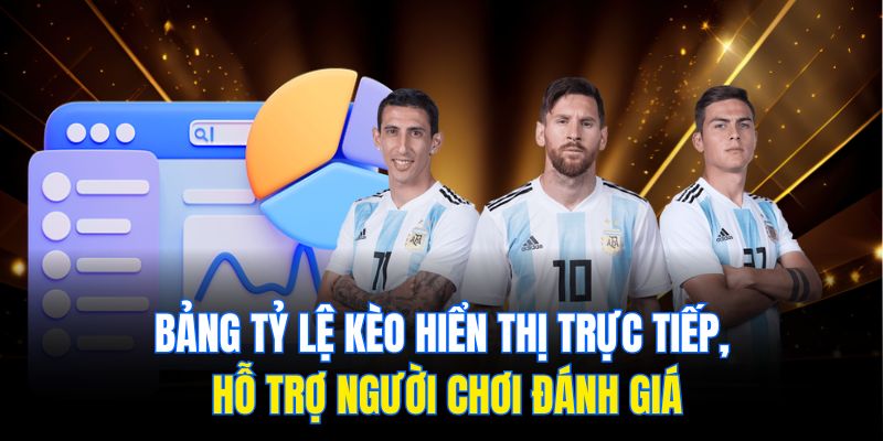 Bảng tỷ lệ kèo hiển thị trực tiếp, hỗ trợ người chơi đánh giá