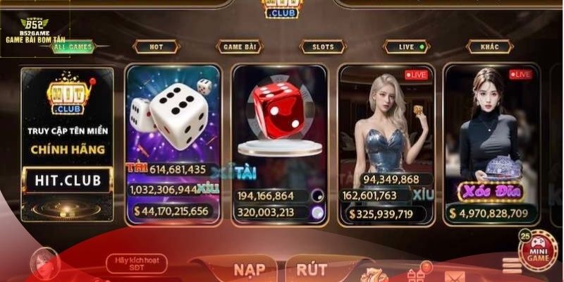 Hệ sinh thái game bài đổi thưởng tại Hitclub