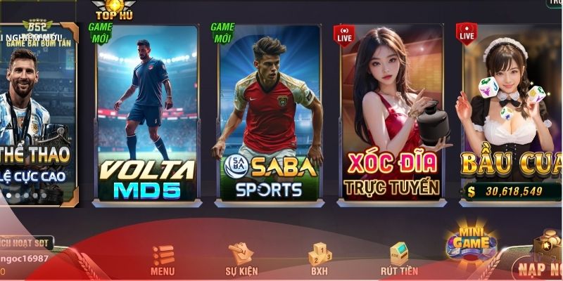 Kho trò chơi đa dạng chủ đề phù hợp mọi đối tượng