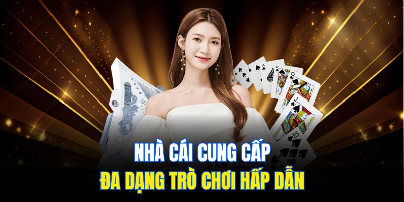 Nhà cái cung cấp đa dạng trò chơi hấp dẫn
